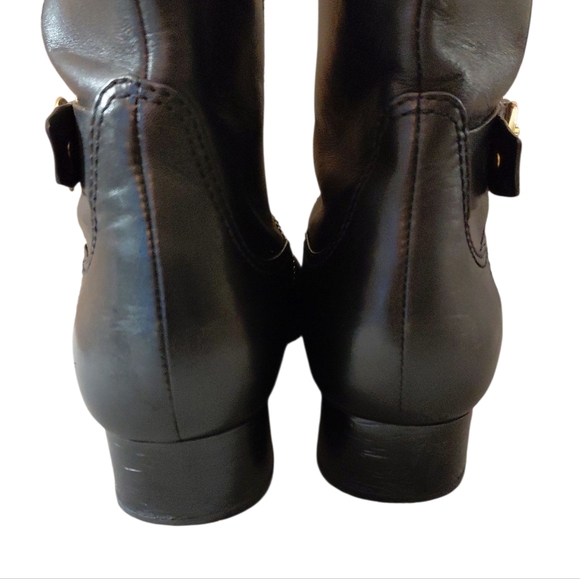 Michael Kors Black and Brown Heeled Boots - Picture 8 of 16